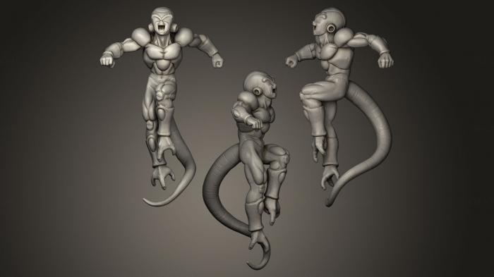 Figurines heroes, monsters and demons (STKM_0027) 3D model for CNC machine